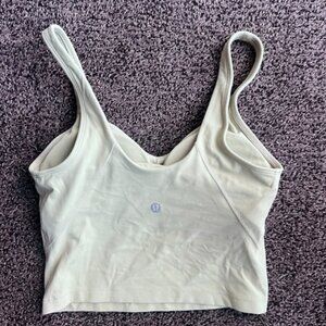 light green lululemon align tank top